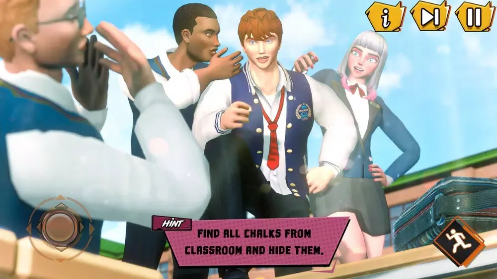 Zrzuty ekranu Bad Guys At The High School 3D