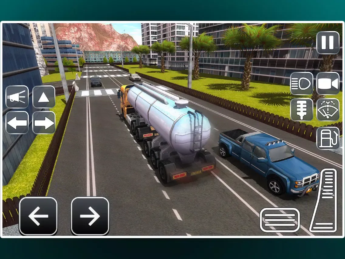 تصاویر Cargo Trailer Oil Transport-er iPad 