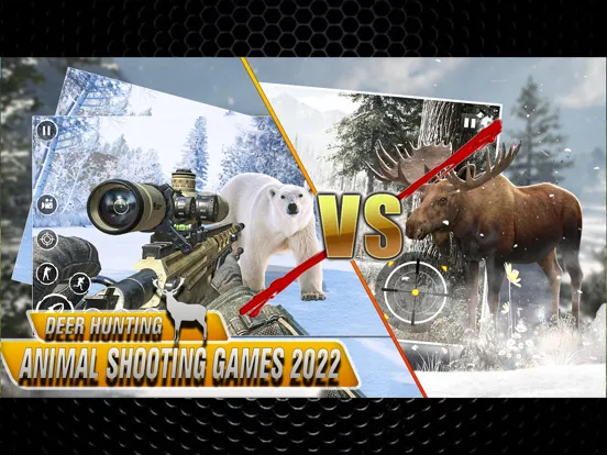 Captures d'écran de Deer Hunting : Animal Shooting iPad 