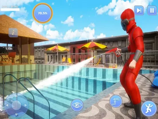Power Wash Water Gun Simulator iPad  Screenshots