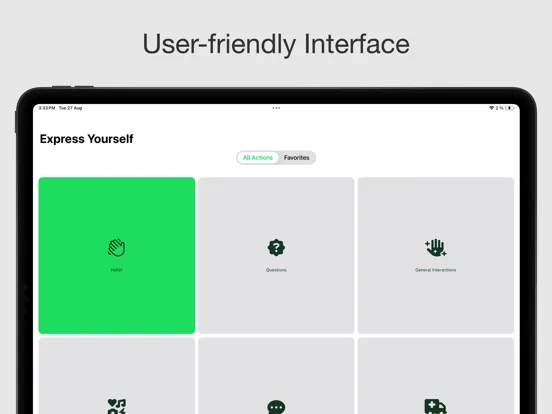 Express Yourself Openly iPad  Ekran Görüntüleri