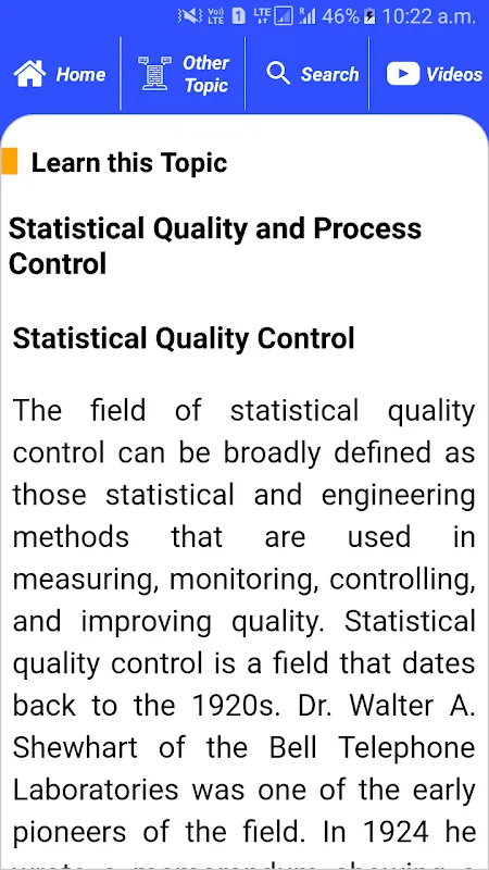 Quality Control Engineering Screenshots