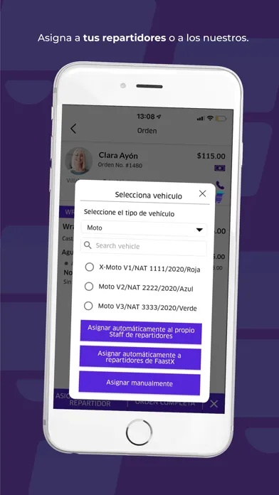 FaastX Negocios Ekran Görüntüleri