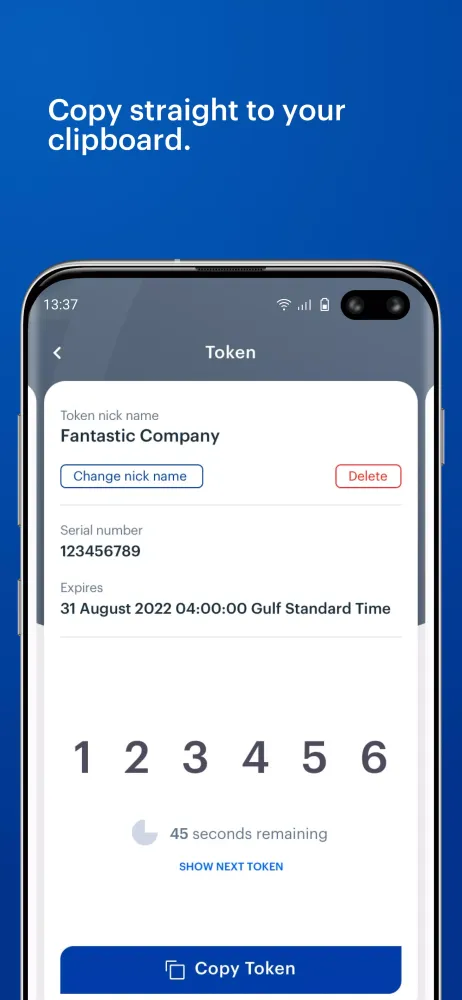 Capturas de pantalla de FABeAccess Token App