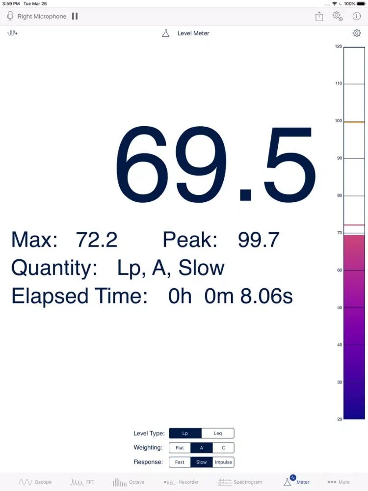SignalScope Advanced 2018 iPad  Ekran Görüntüleri