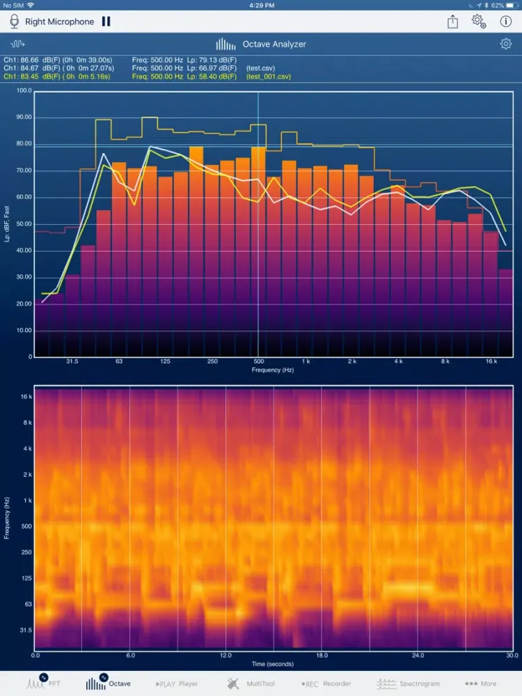 SignalScope Pro 2018 iPad 应用截图
