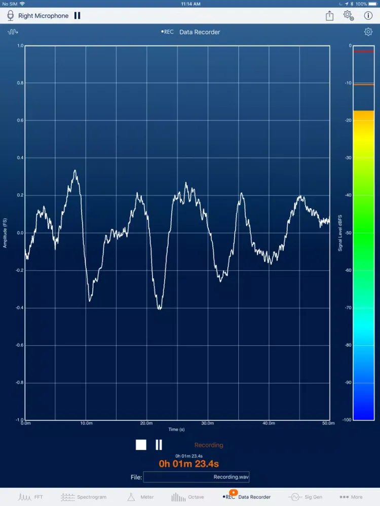 SignalScope Pro 2018 iPad 应用截图
