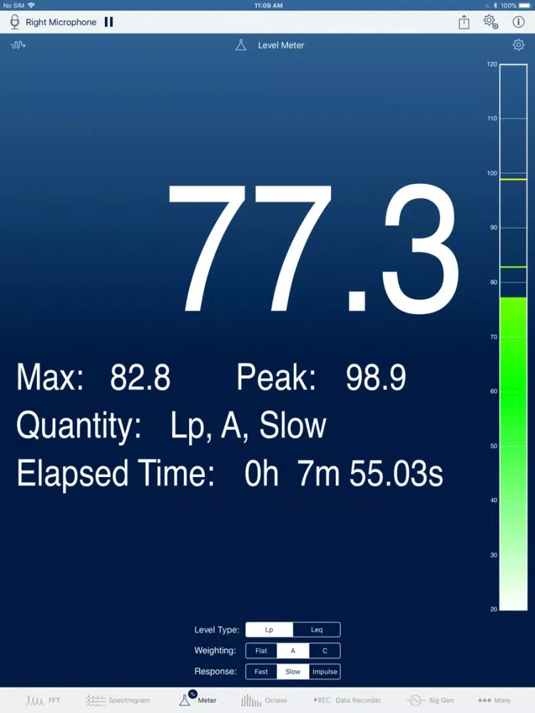 SignalScope Pro 2018 iPad 应用截图