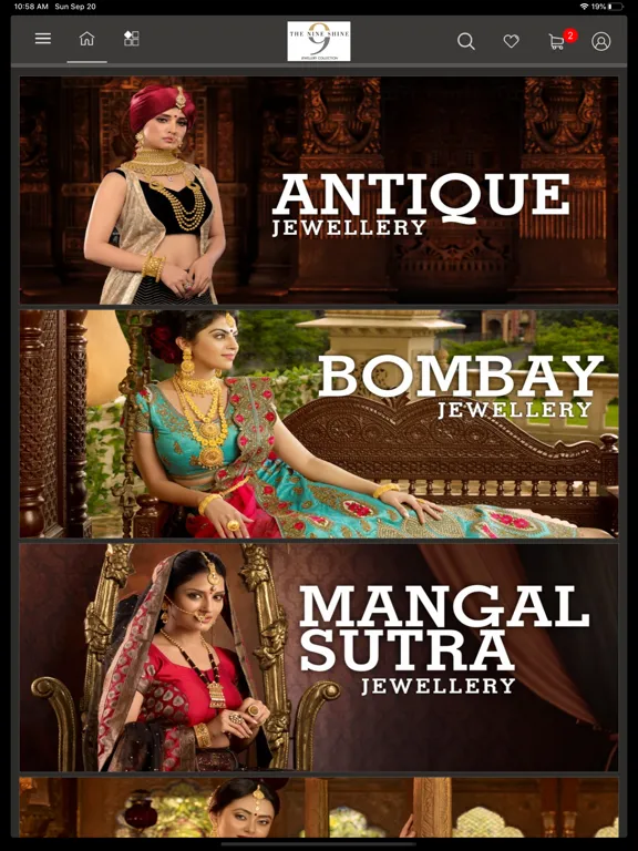Capturas de tela do ShineShilpi Digital Catalog iPad 
