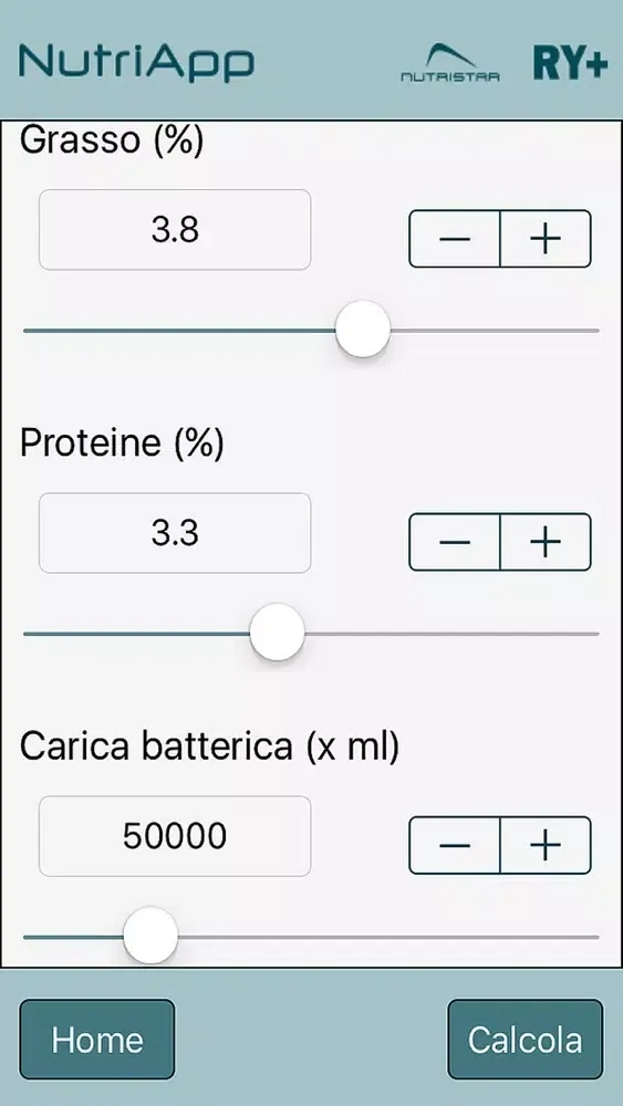 ภาพหน้าจอของ NutriApp