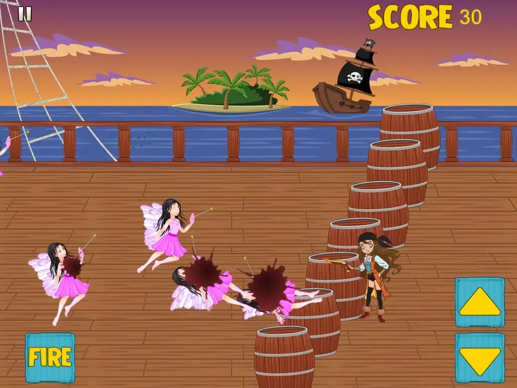 Скриншоты A Criminal Pirate Fairy Shooting Pixie Fairies to Death Free iPad 