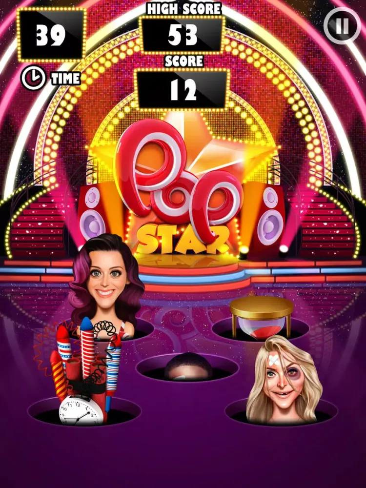 Скриншоты Whack a Popstar iPad 