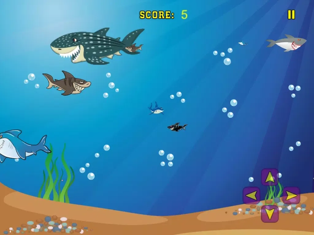 Tangkapan layar Shark Frenzy - Free iPad 