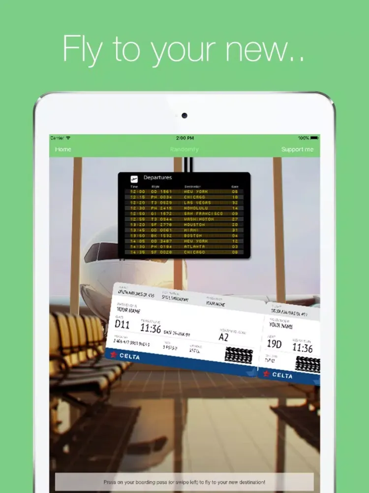 Zrzuty ekranu Randomfy iPad 