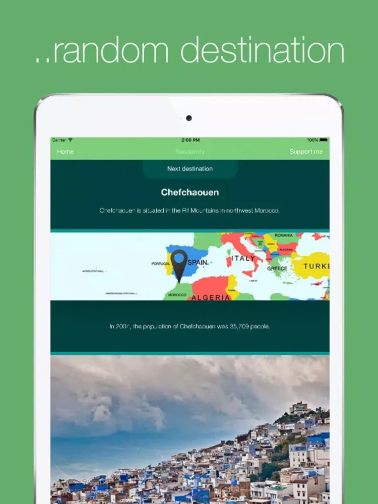 Zrzuty ekranu Randomfy iPad 