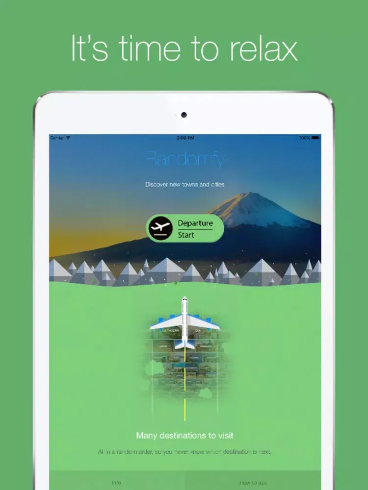 Zrzuty ekranu Randomfy iPad 