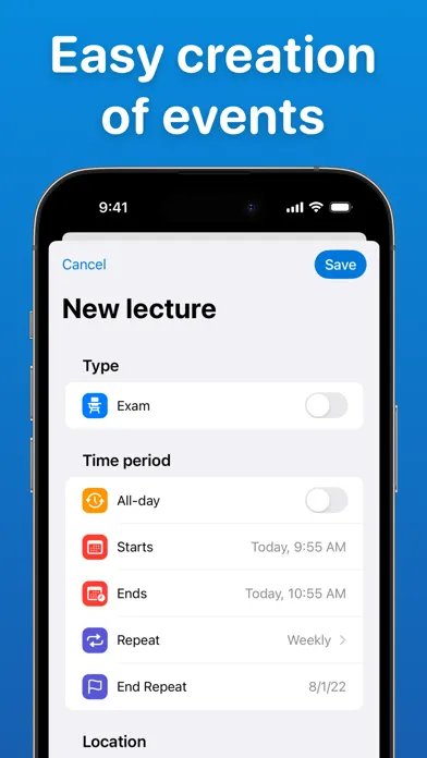 Timetable++ | School Planner 스크린샷
