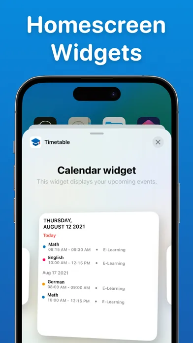 Timetable++ | School Planner 스크린샷