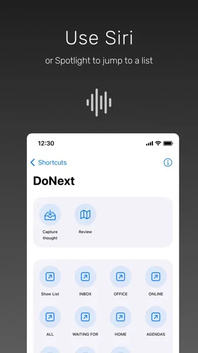 ภาพหน้าจอของ DoNext - To-Do List