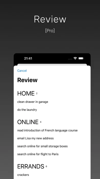 ภาพหน้าจอของ DoNext - To-Do List