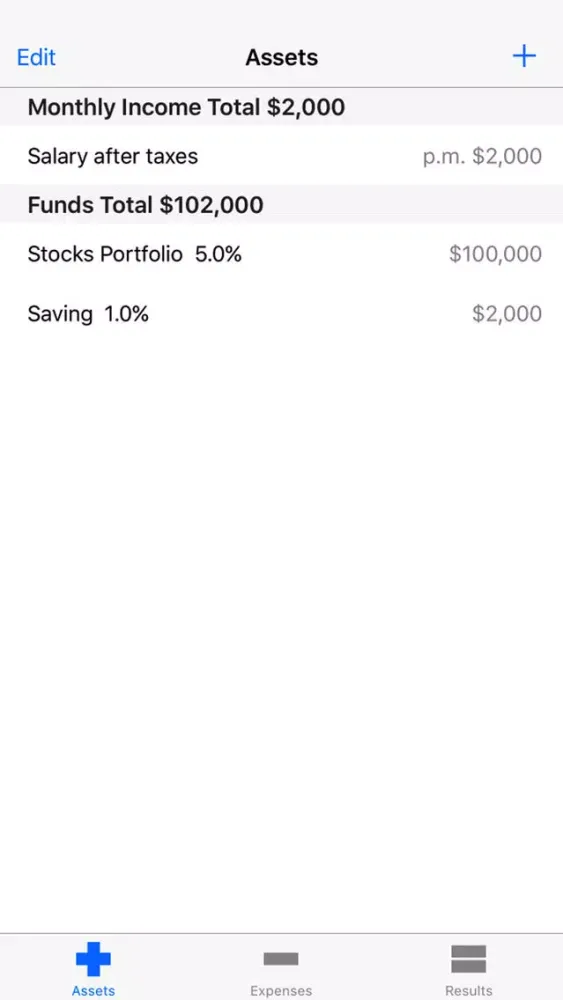 Screenshot di Retire — Early Retirement Calculator