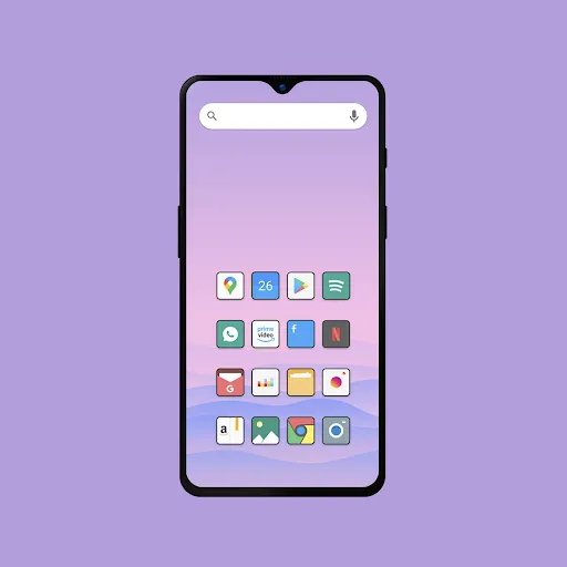 ภาพหน้าจอของ Flat Square - Icon Pack