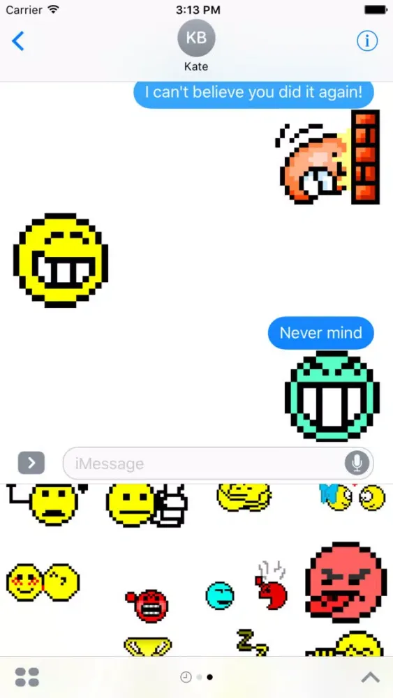 Old School Animated Emoticons 스크린샷