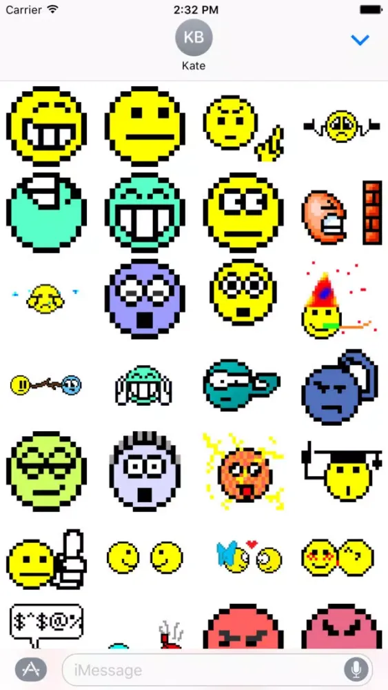Old School Animated Emoticons 스크린샷