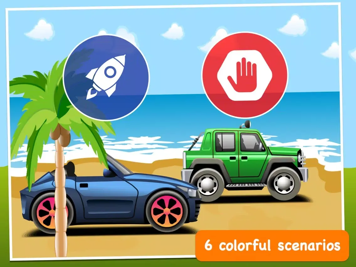Capturas de tela do Baby Race - build a car and take a ride! iPad 