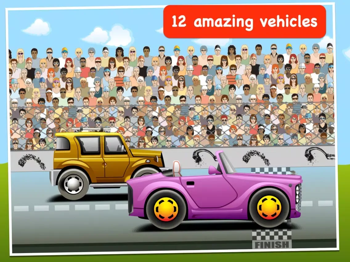 Capturas de tela do Baby Race - build a car and take a ride! iPad 