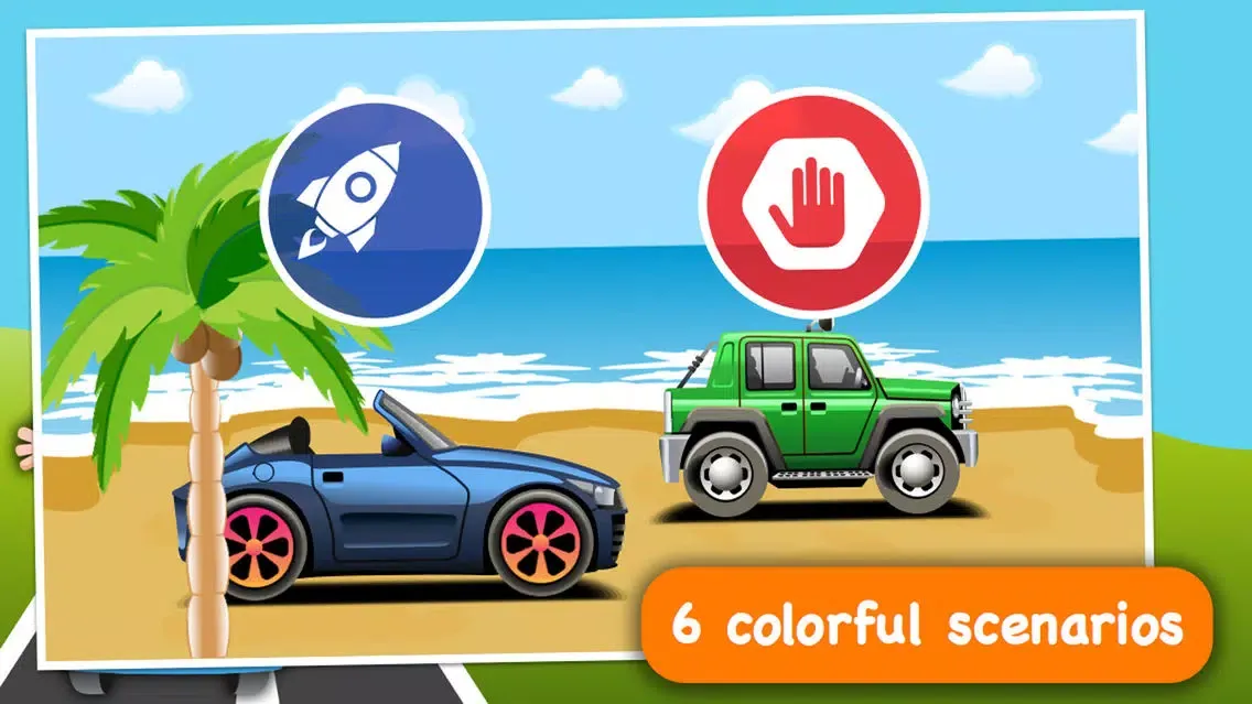 Capturas de tela do Baby Race - build a car and take a ride!