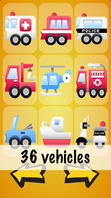Tangkapan skrin Vehicle Sounds for babies