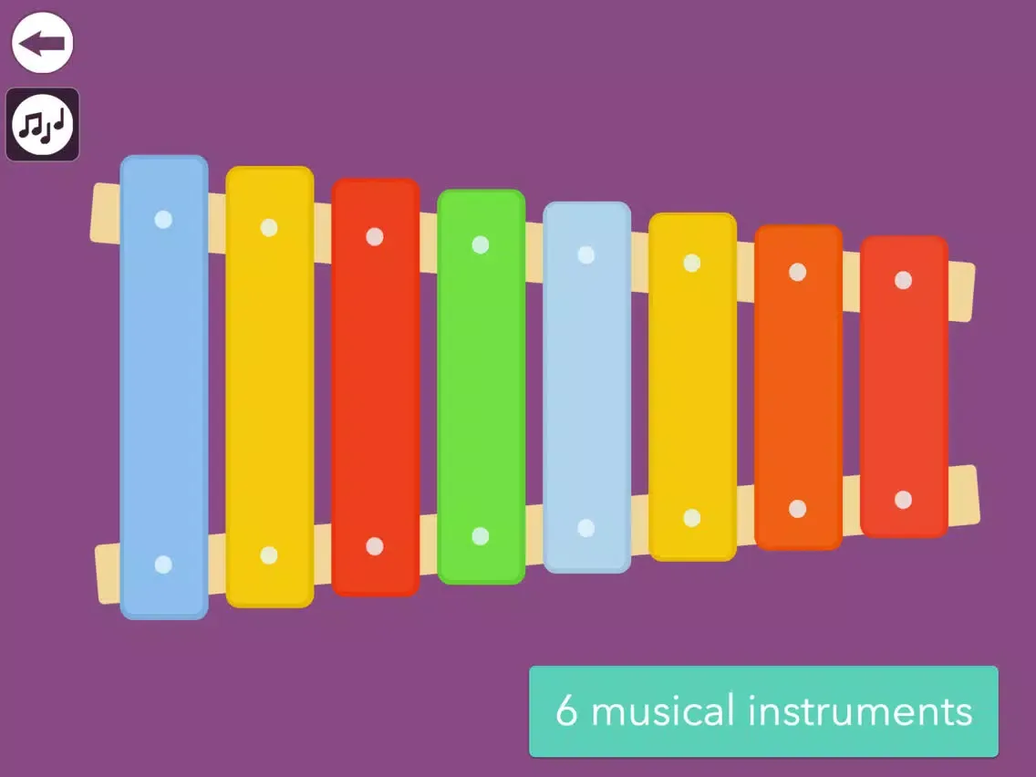 تصاویر Musical Instruments for Babies - Simple music playing iPad 