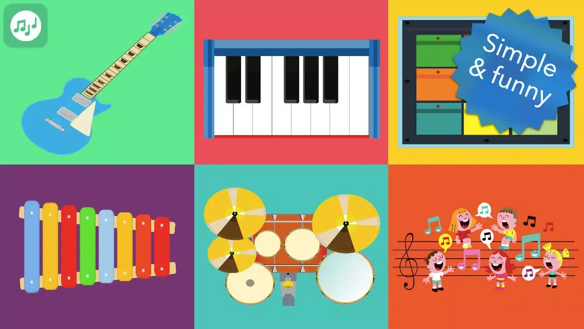 تصاویر Musical Instruments for Babies - Simple music playing