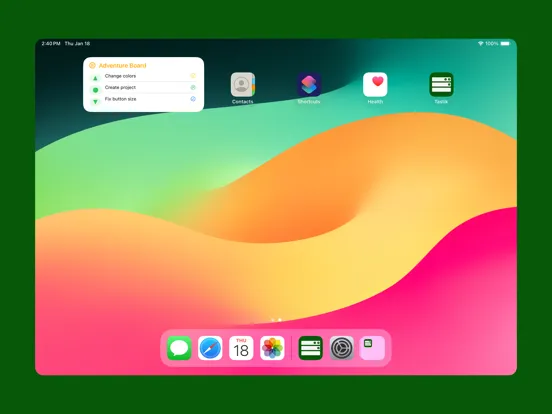 Capturas de tela do Tastik: Tasks and Lists iPad 