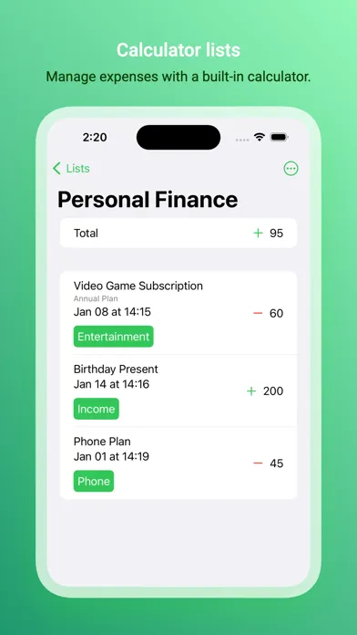 Capturas de tela do Tastik: Tasks and Lists