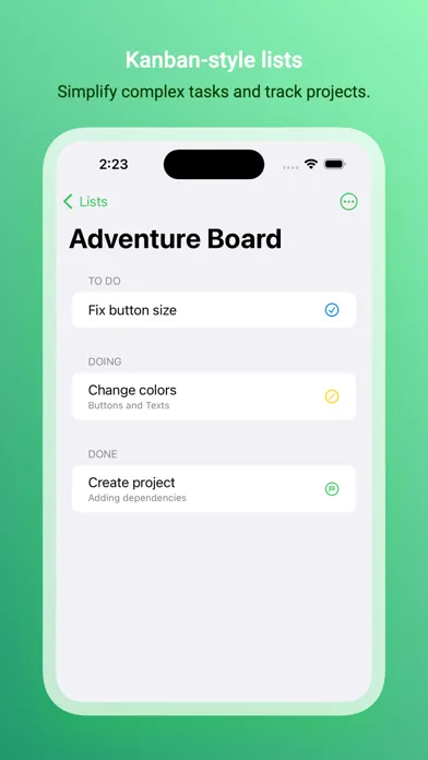 Capturas de tela do Tastik: Tasks and Lists