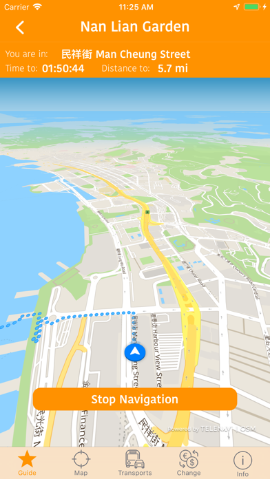 Ảnh chụp màn hình của Hong Kong Map and Travel Guide