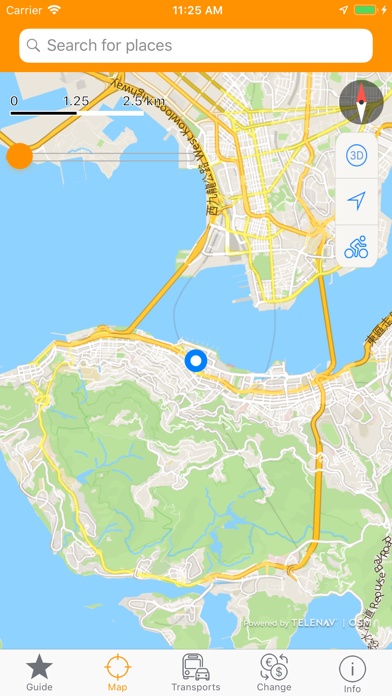 Ảnh chụp màn hình của Hong Kong Map and Travel Guide