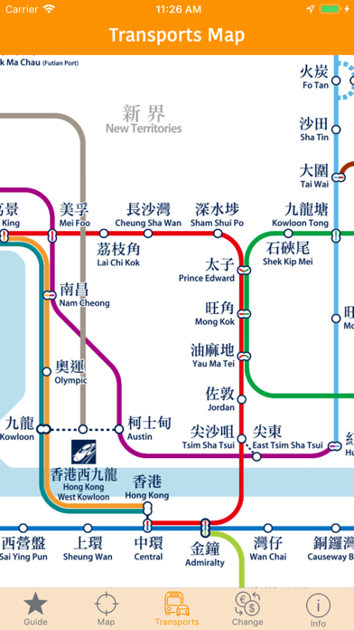 Ảnh chụp màn hình của Hong Kong Map and Travel Guide