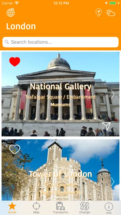 Zrzuty ekranu London Map and Travel Guide