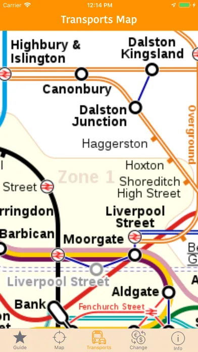 Zrzuty ekranu London Map and Travel Guide