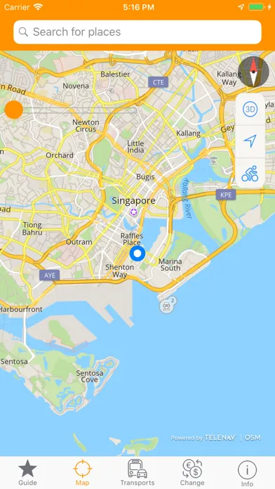 Captures d'écran de Singapore Map and Travel Guide