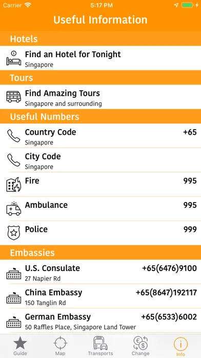 Captures d'écran de Singapore Map and Travel Guide