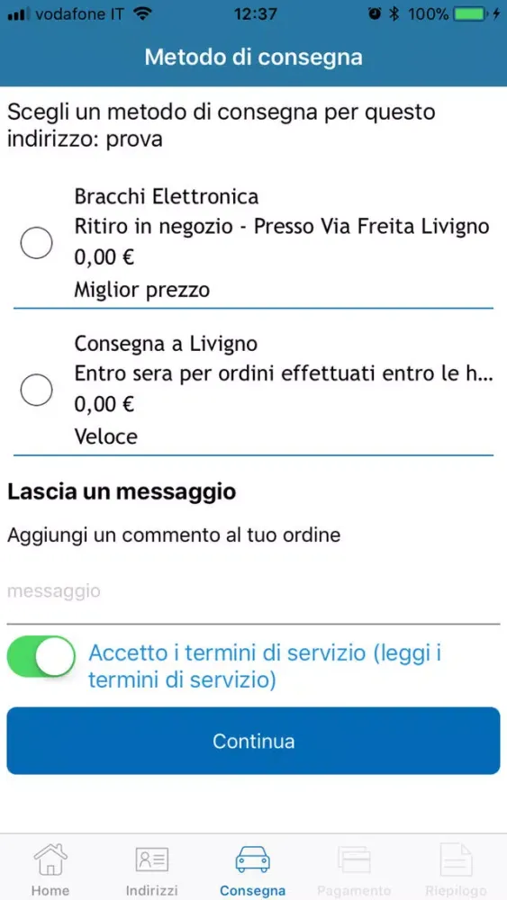 Zrzuty ekranu Bracchi Elettronica