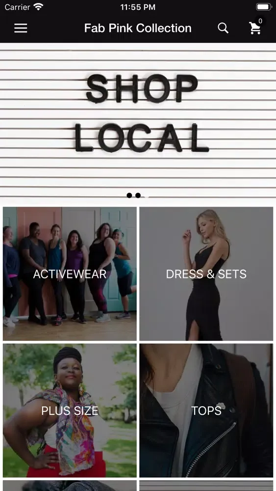 Capturas de tela do Fab Pink Collection