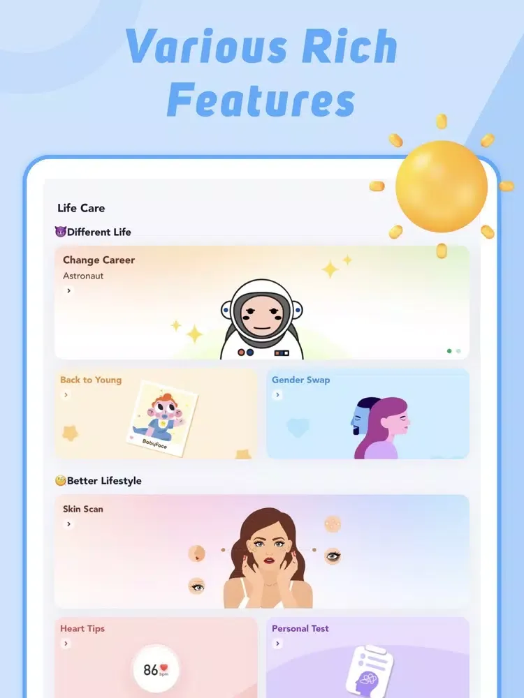 Life Care-Care about yourself iPad  Screenshots