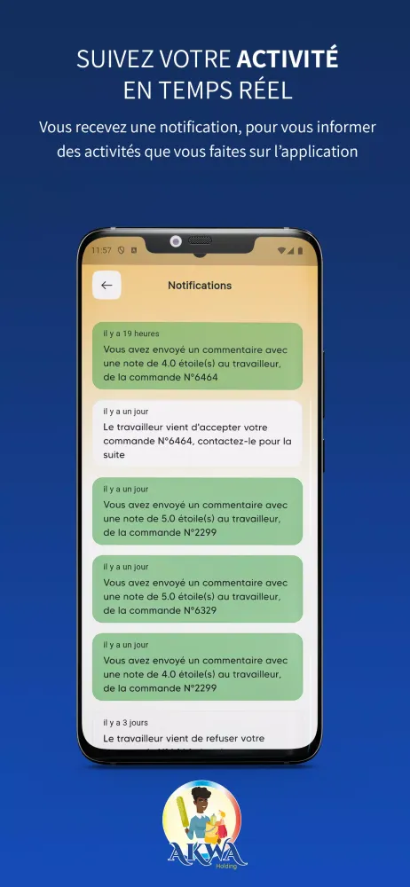 Screenshot di Akwa holding