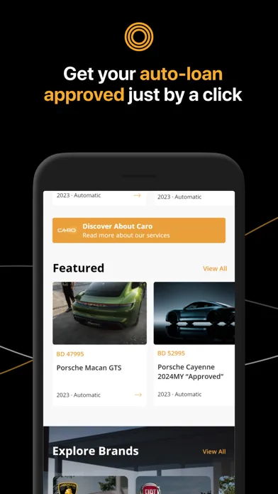 CARO Auto Marketplace Ekran Görüntüleri