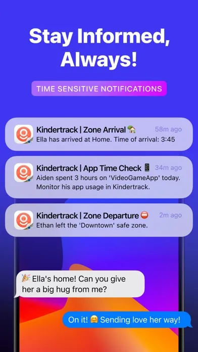Kindertrack Ekran Görüntüleri